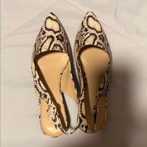 Snakeskin Slingback Shoes Franco Sarto